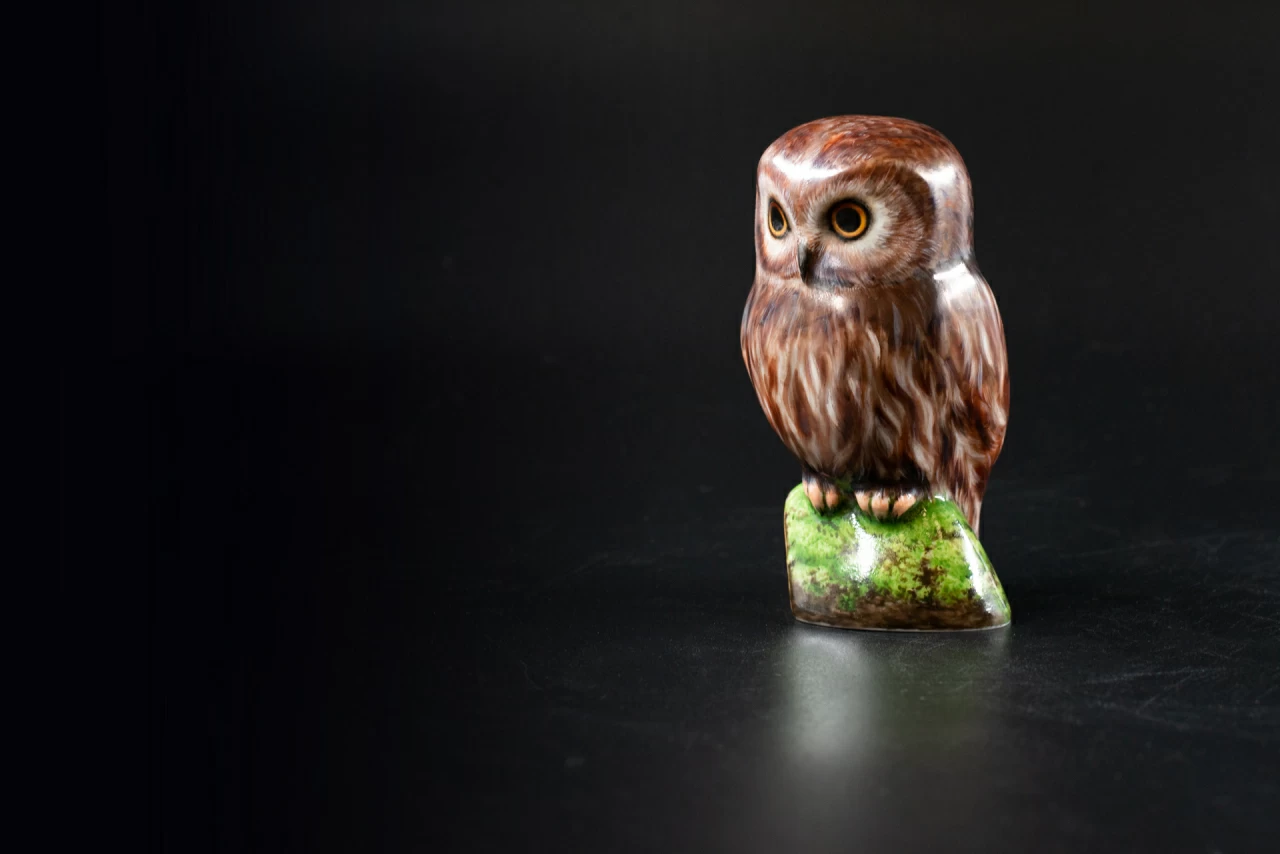 Скульптура Воробьиный сыч, Совенок, арт 62.09238.00.2