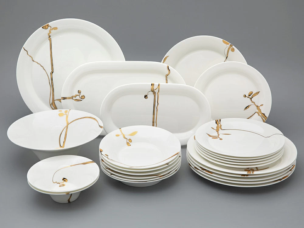 Сервиз столовый на 6 персон, 24 предметов, форма Юлиана, рисунок Лидия, арт 81.33227.00.1