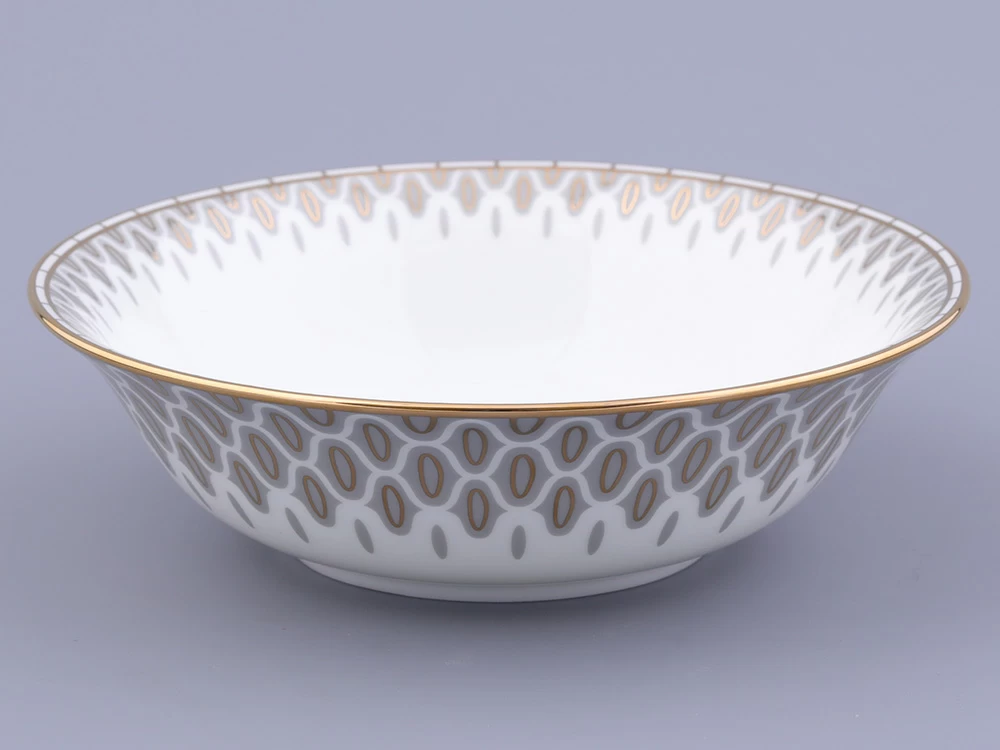 Салатник 190 мм форма Премиум рисунок Саламандра Грей арт 80.44704.00.1