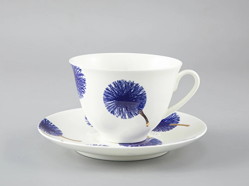 Чашка с блюдцем чайная форма Весенняя рисунок Fresh арт. 81.28728.00.1