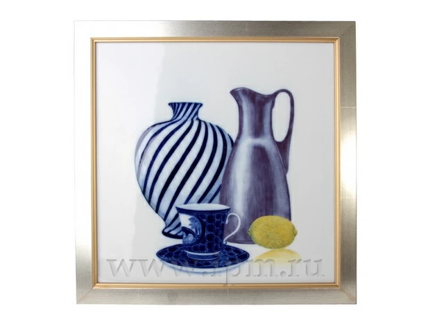 Пласт декоративный 360*360 Натюрморт с чашкой Прачечный мост арт. 60.05420.00.1