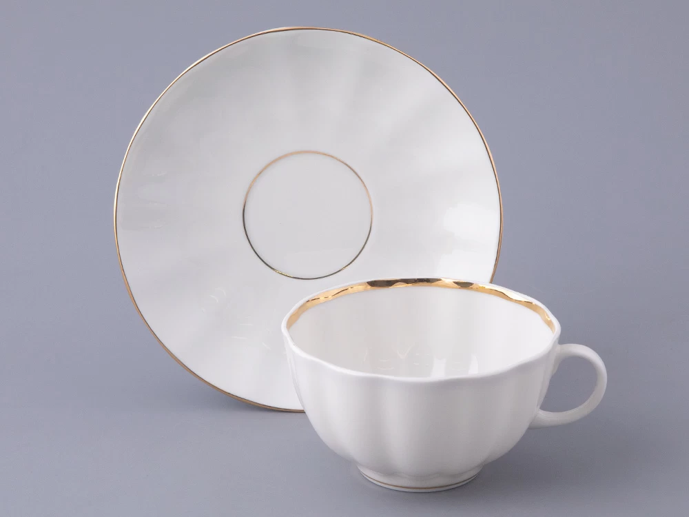 Чашка с блюдцем чайная 250 мл форма Тюльпан рисунок Белоснежка арт. 81.13902.00.1