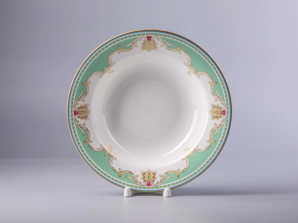 Тарелка глубокая 235 мм форма Стандартная рисунок Аквамарин арт. 80.42466.00.1