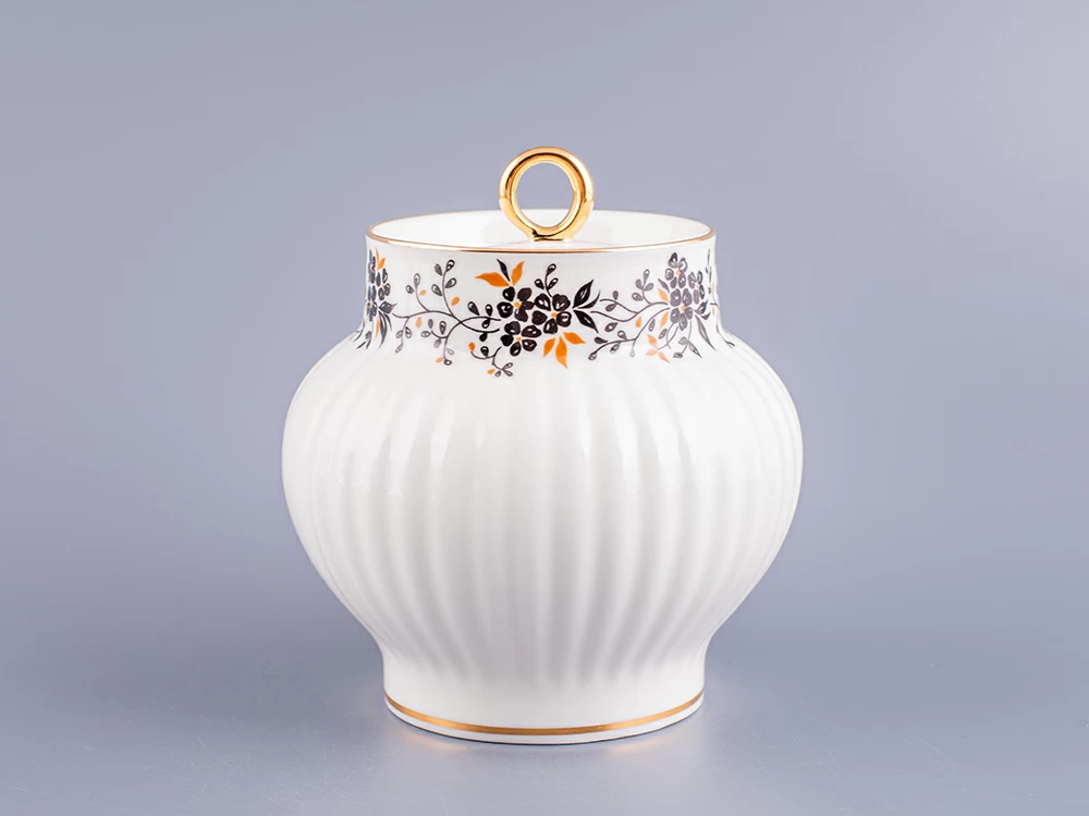 Сахарница форма Волна рисунок Тонкие веточки, арт. 80.09269.00.1