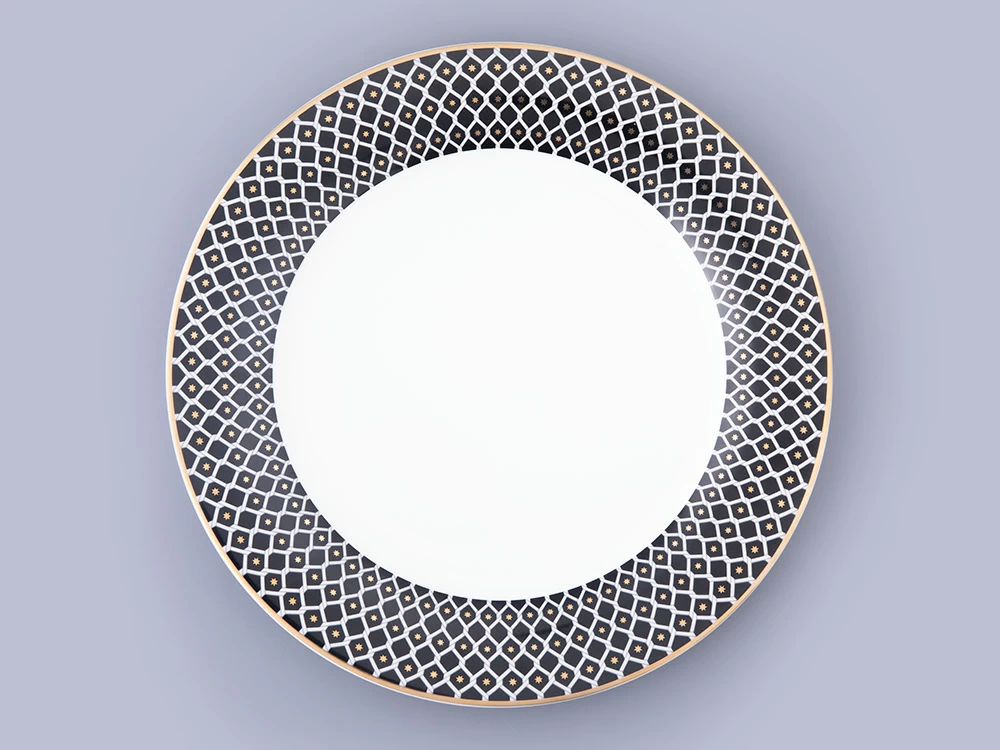 Тарелка плоская 270 мм, форма Стандартная, рисунок Неро 2, арт 80.46111.00.1