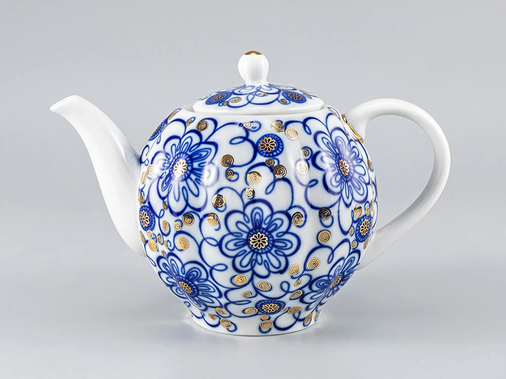 Императорский фарфоровый завод Чайник заварочный Тюльпан 'Вьюнок' 600 мл арт.  80.04050.00.1