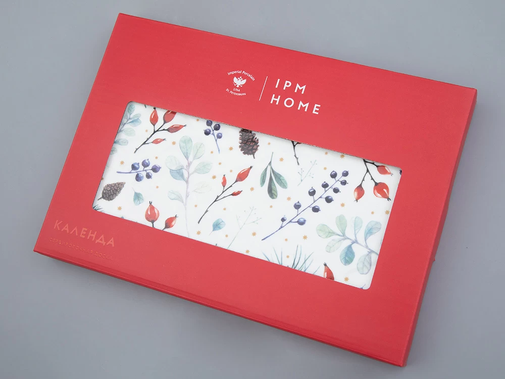 Доска сервировочная (260х180мм) форма Стандартная рисунок Календа арт. 42.00045.00.1