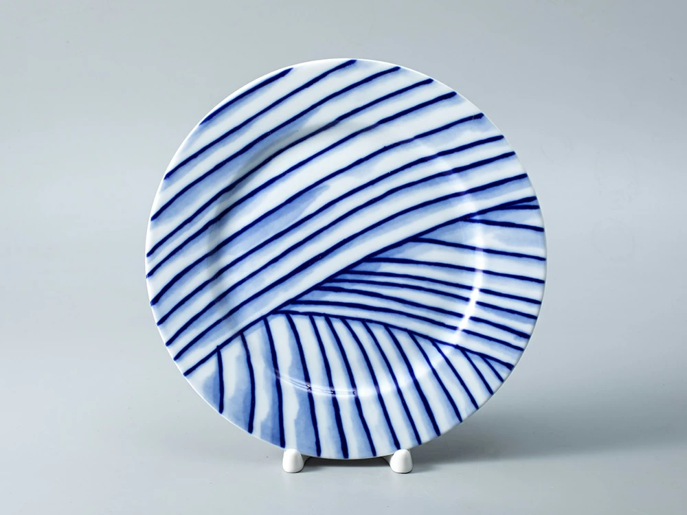 Тарелка мелкая 215 форма Европейская - 2 рисунок Реки России. Амур арт. 80.35354.00.1