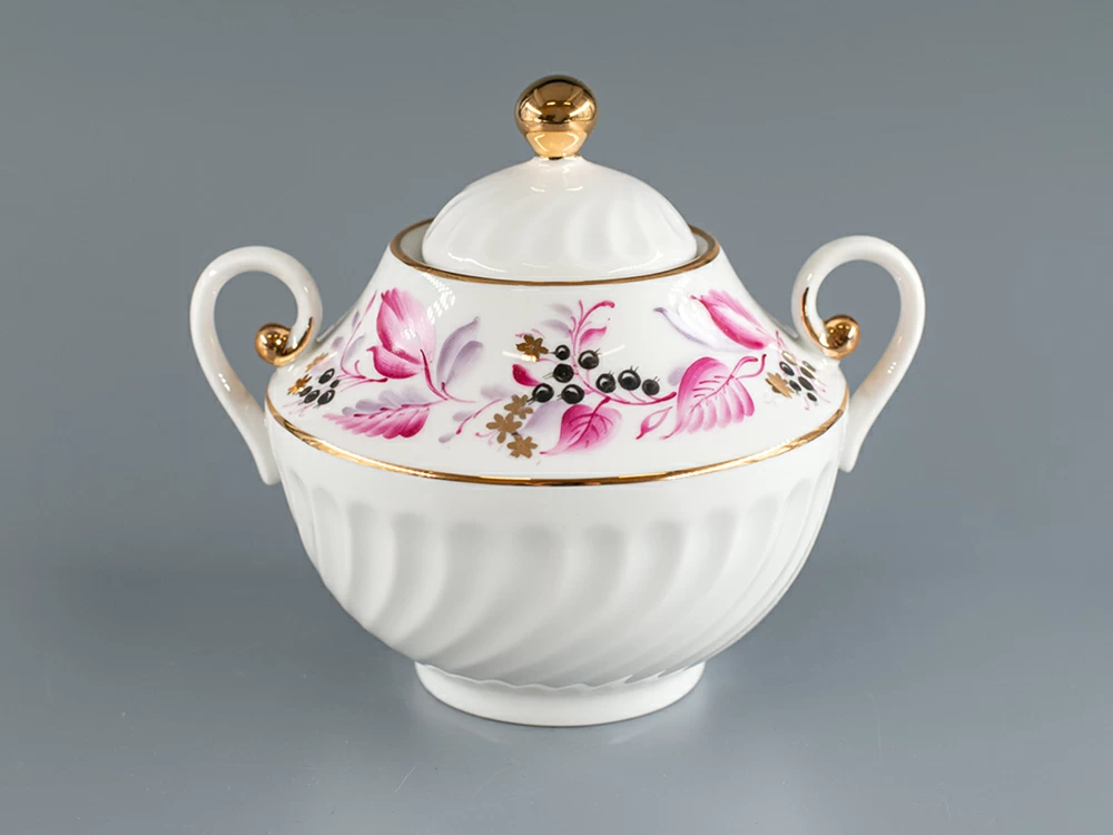 Сахарница форма Витая, рисунок Лесная ягода, арт 80.00595.00.1