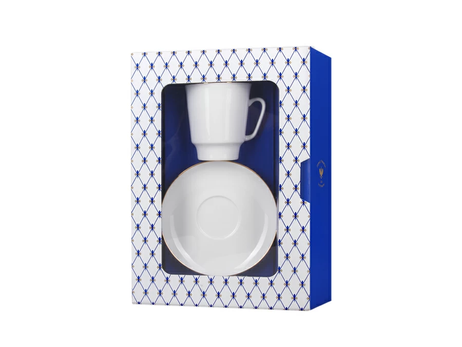 Императорский фарфоровый завод Подарочный набор форма Майская рисунок Золотой кантик5 арт. 81.24896.00.5