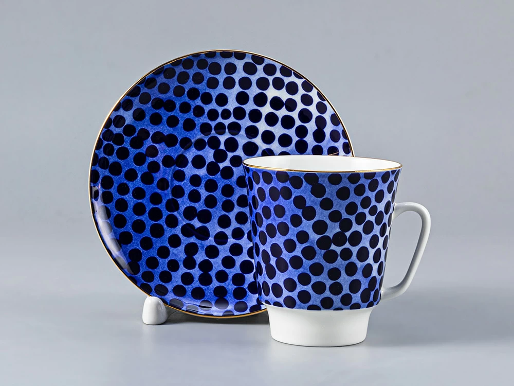 Чашка с блюдцем 165 мл форма Майская рисунок Native, арт. 81.27796.00.1