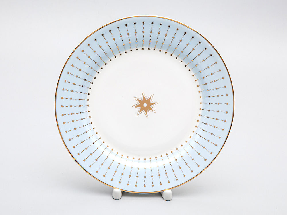 Тарелка плоская 200 мм форма Стандартная 2 рисунок Азур арт. 80.93399.00.1