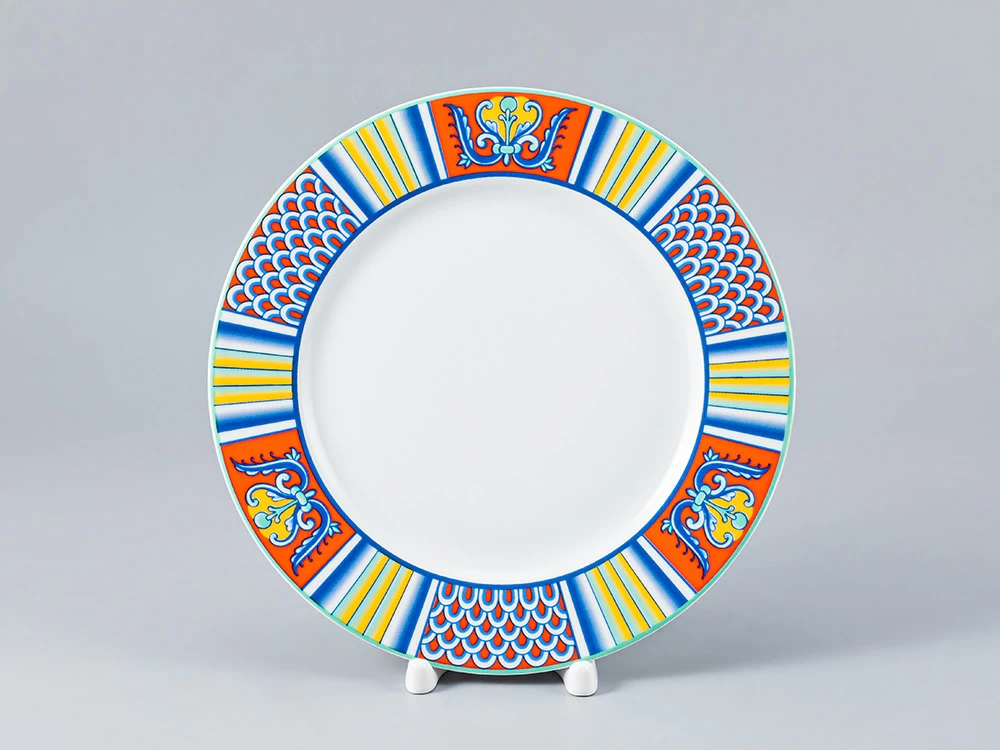 Тарелка форма Европейская 215 мм рисунок Высоцкая. Rosso, арт. 80.37142.00.1