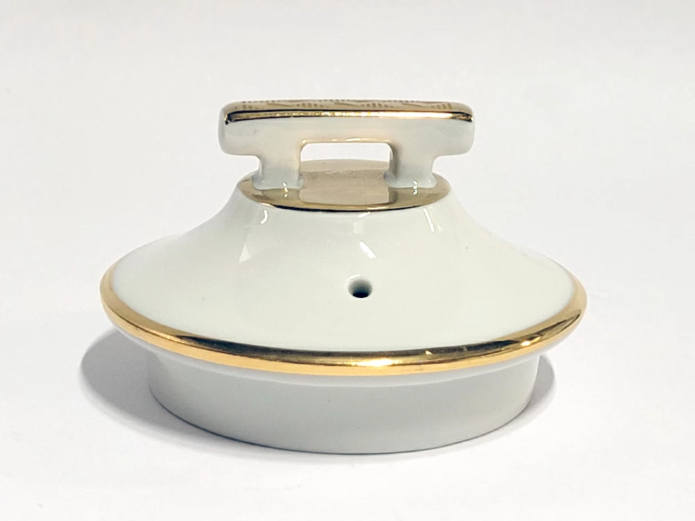 Крышка к заварочному чайнику форма Гербовая, рисунок Нефритовый фон арт 80.72061.00.1