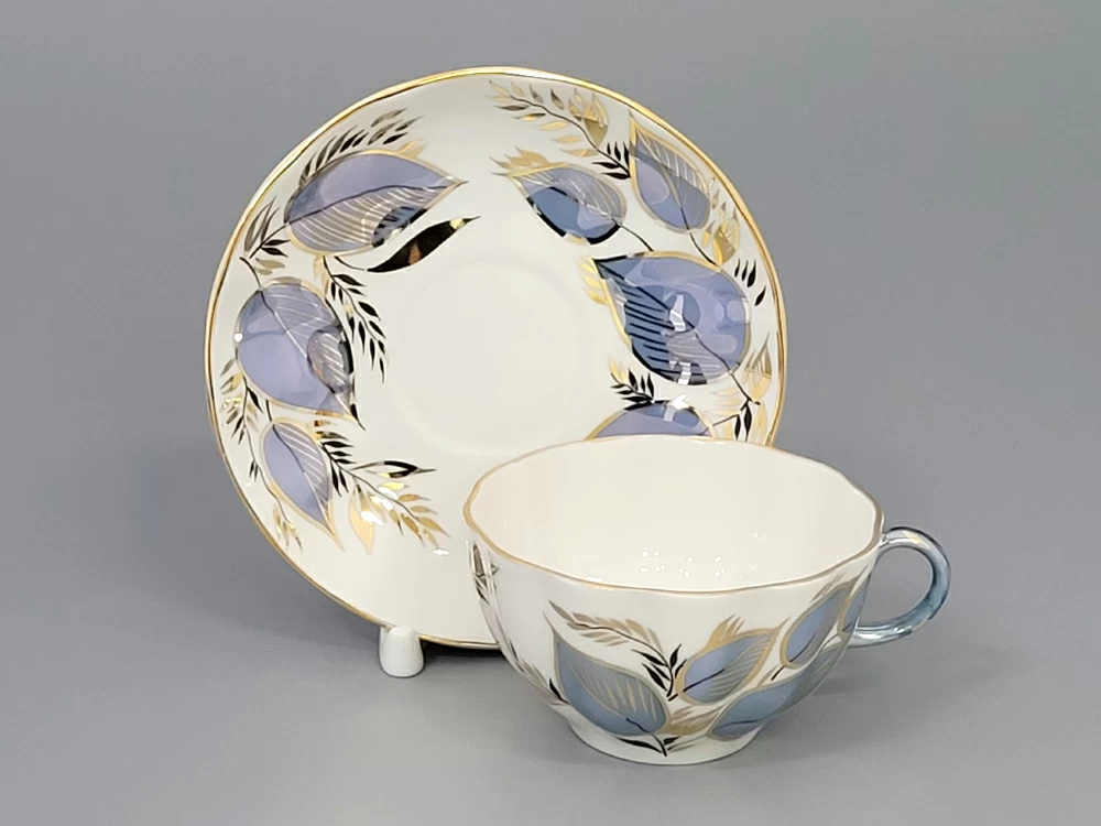 Чашка с блюдцем чайная 250 мл форма Тюльпан рисунок Лунный арт. 81.10024.00.1