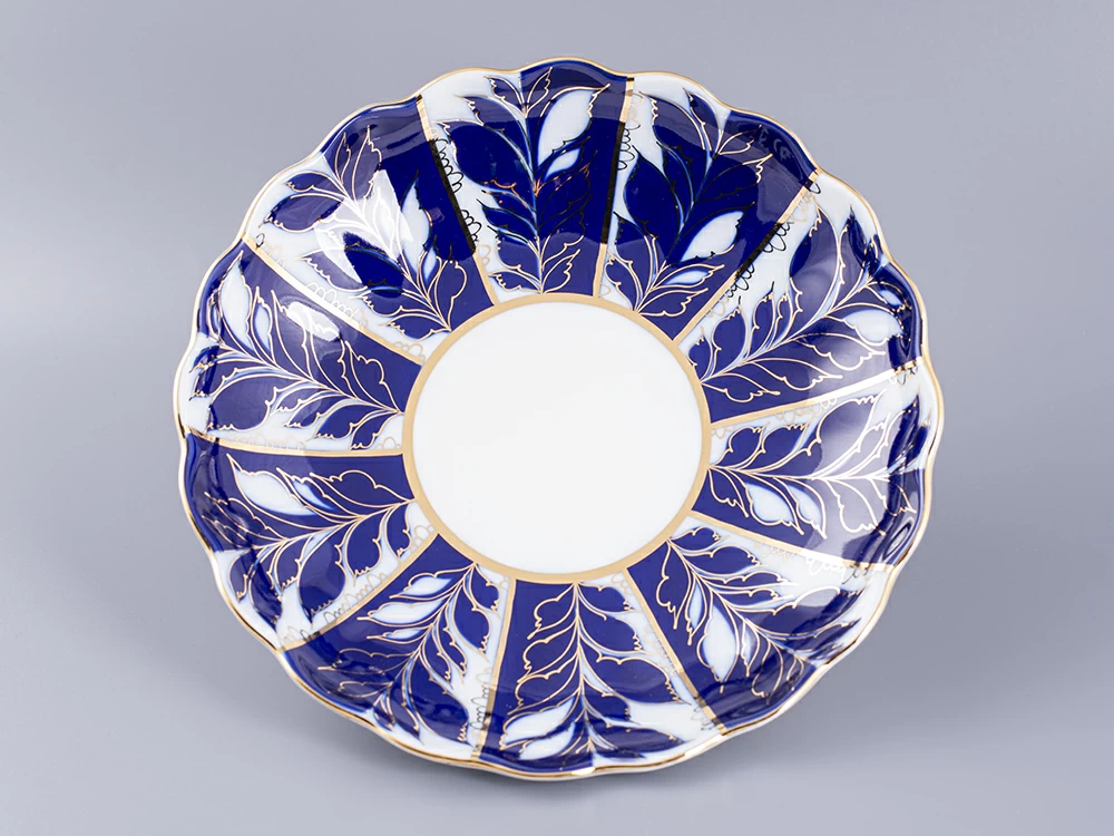 Сухарница, 215 мм,  форма Тюльпан, рисунок  Зимний вечер арт. 80.00022.00.1