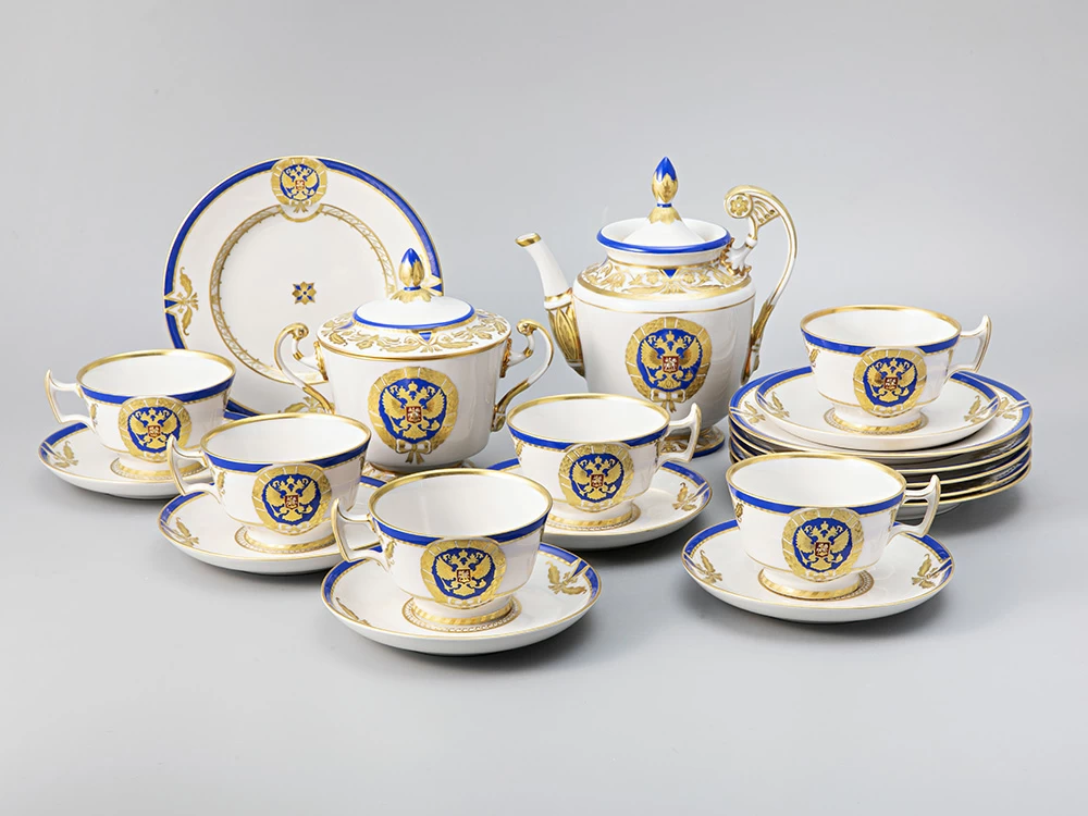 Сервиз чайный Александрия Золотой орел, 6 персон 20 предметов, арт. 81.20865.00.1