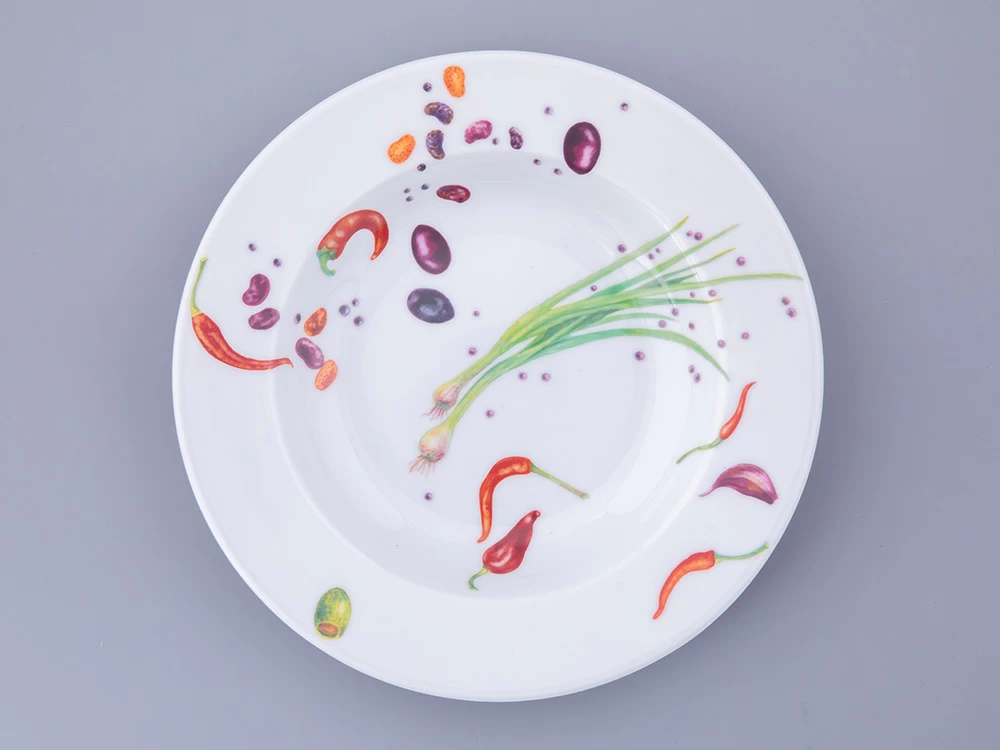 Тарелка 220 мм, форма Глубокая, рисунок Мамина Дача, арт. 80.48011.00.1