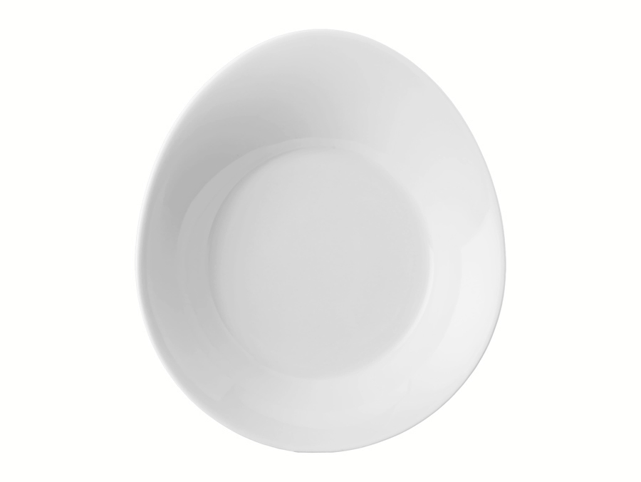 Суповая тарелка овальная 305 мм форма Атлантида рисунок Белый арт. 92.90602.31.1