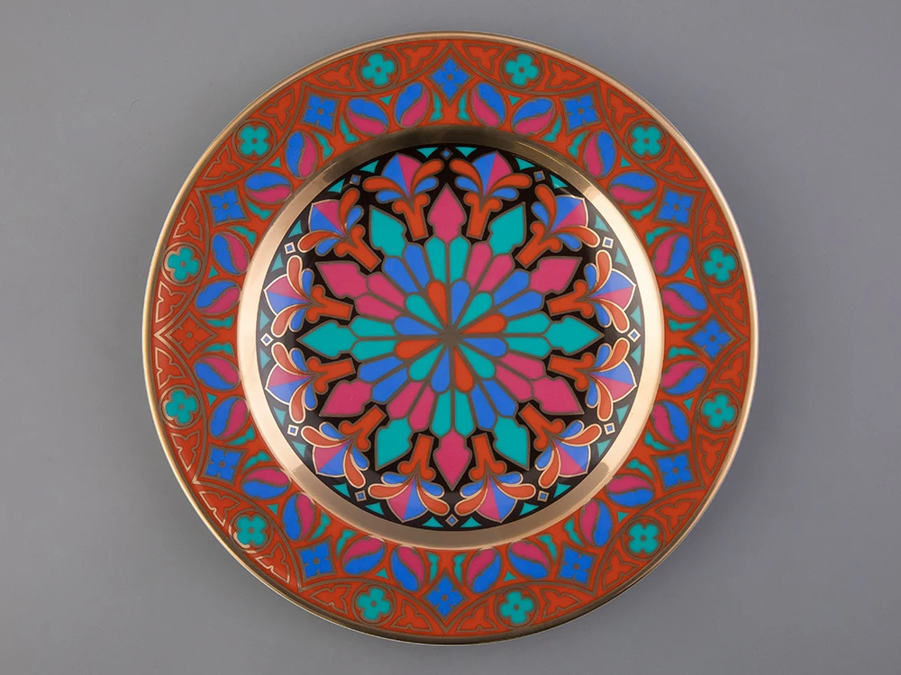 Тарелка декоративная 270 мм Европейская, в подарочной упаковке, рисунок Готическая 6 арт. 81.25627.00.1