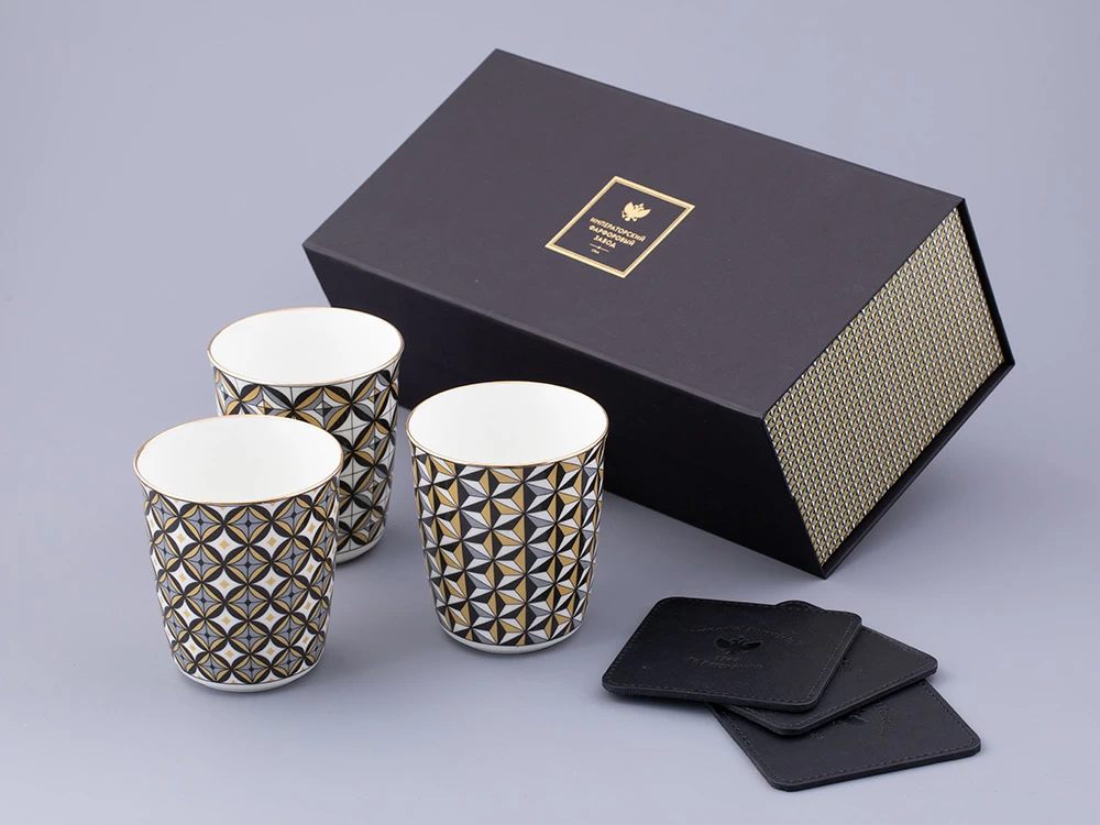 Подарочный набор стаканов форма Цилиндрический, рисунок Elegant Prizma, арт. 81.31736.00.1