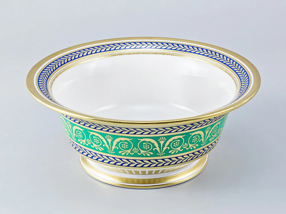 Салатник шестипорционный круглый форма Александрия рисунок Золотой 52 арт. 80.65353.00.1