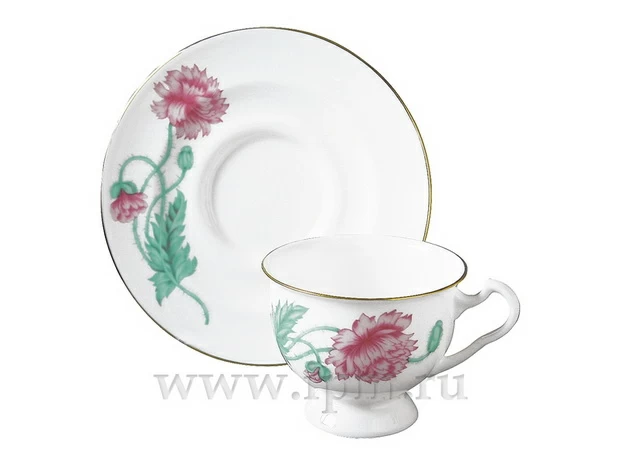 Чашка с блюдцем чайная Айседора Олимпия 250 мл арт. 81.19337.00.1