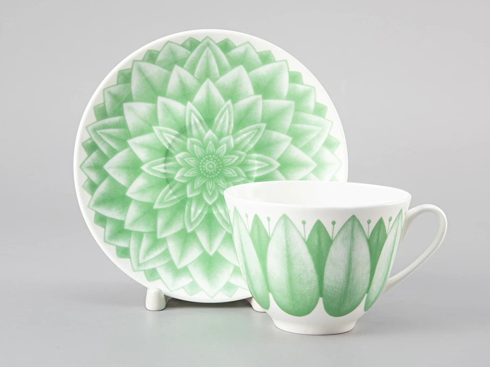 Чашка с блюдцем форма Весенняя-2 рисунок Aloha Lagoon, арт. 81.30489.00.1