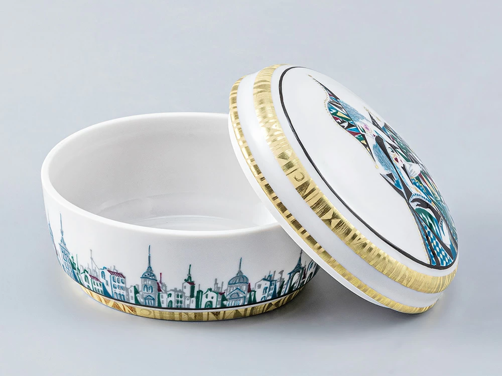 Туалетная Коробочка Овальная Влюбленные арт. 80.09576.00.1