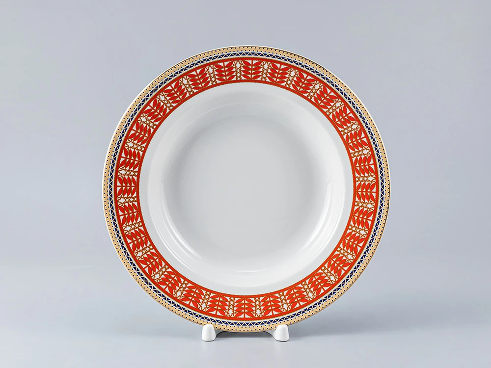 Тарелка 220 мм форма Глубокая, рисунок Русский стиль арт. 80.98812.00.1