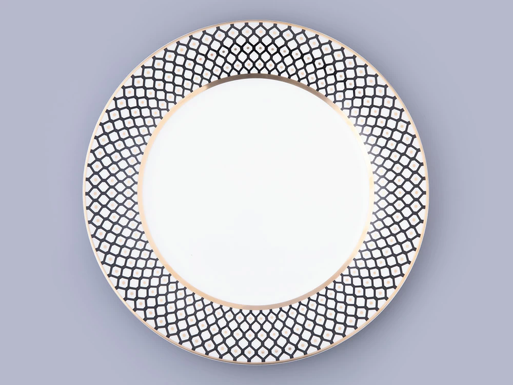 Тарелка плоская 270 мм, форма Стандартная, рисунок Неро 1, арт 80.48221.00.1