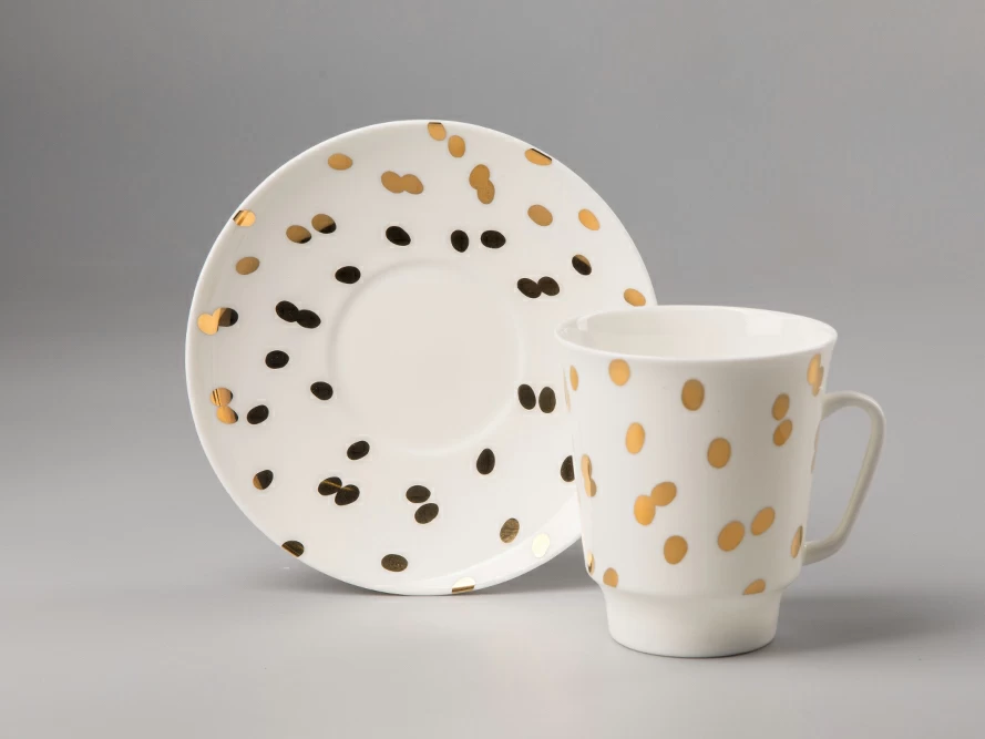 Чашка с блюдцем 165 мл, форма Майская, рисунок Румба , арт. 81.27992.00.1