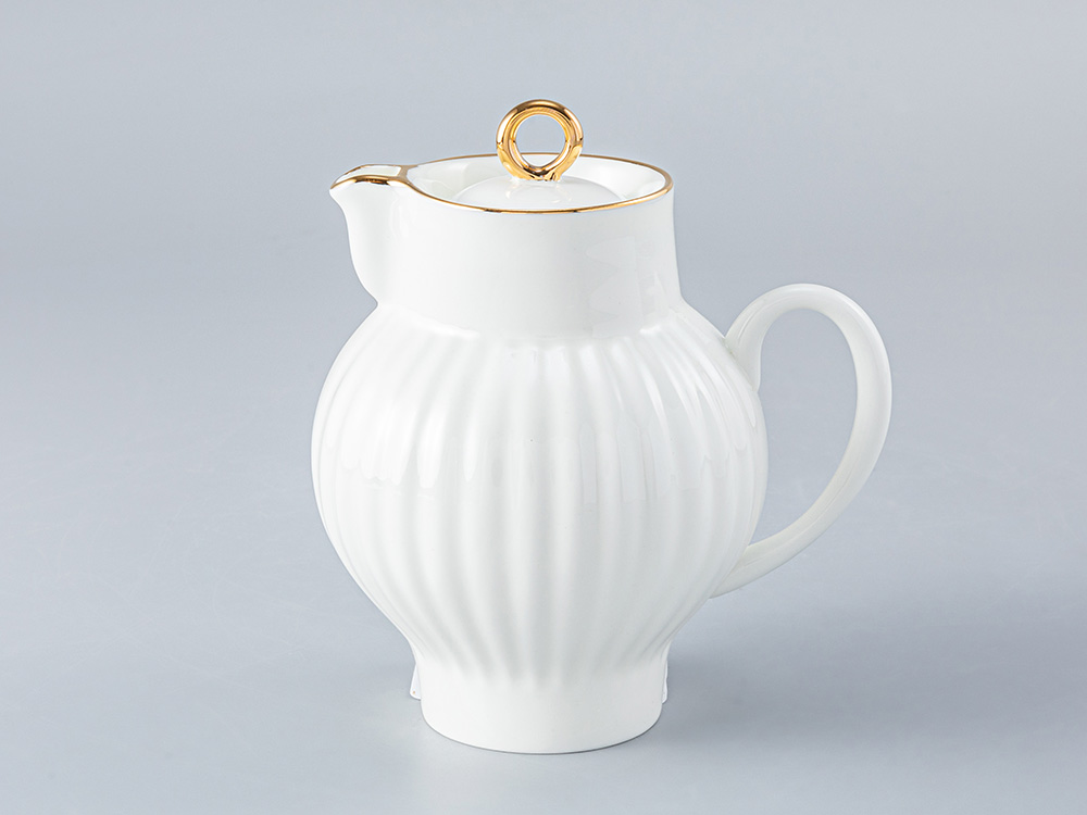 Сливочник 270 мл., форма Волна, рисунок Золотая кантик, арт. 80.00749.00.1