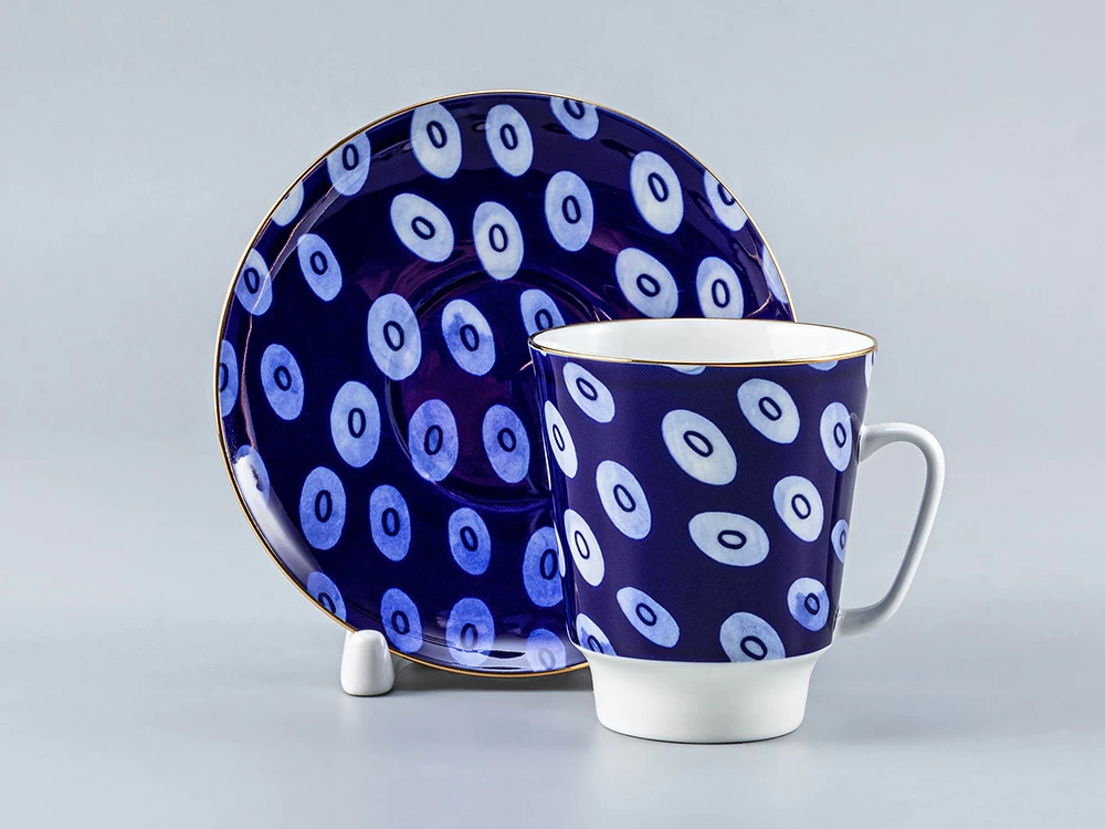 Чашка с блюдцем 165 мл форма Майская рисунок Gentle, арт. 81.27362.00.1