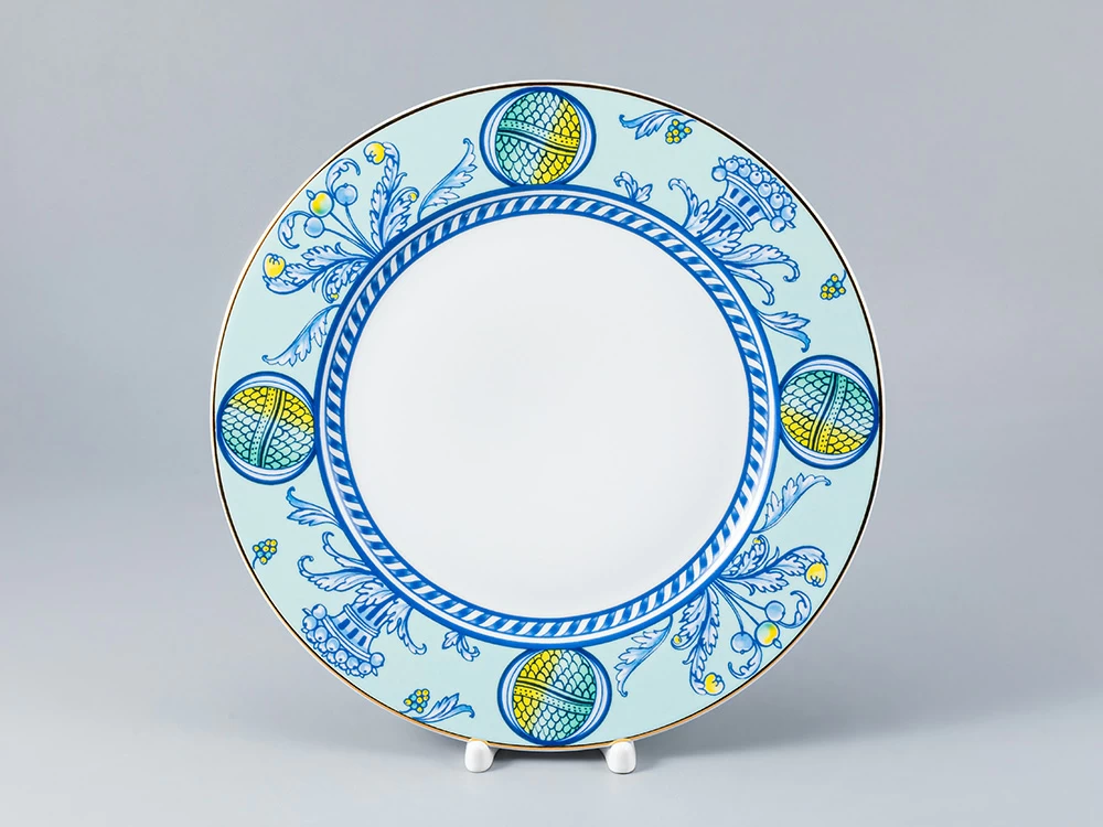 Тарелка форма Европейская 270 мм рисунок Высоцкая. Azzurro, арт. 80.37138.00.1