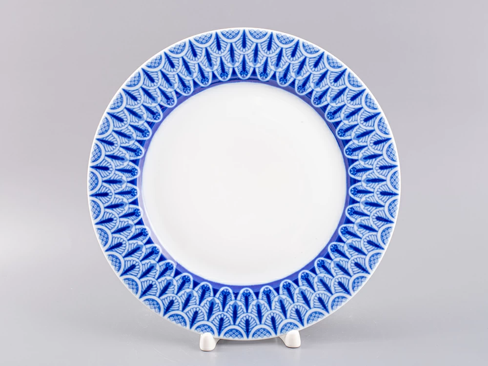 Тарелка мелкая 215 мм, форма Европейская - 2, рисунок Ажур, арт. 80.99799.00.1