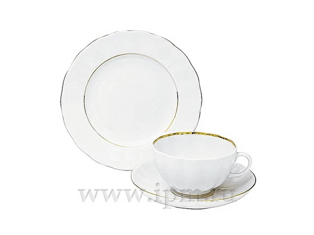 Трехпредметный комплект чайный форма Тюльпан рисунок Белоснежка 250 мл арт. 81.15398.00.1