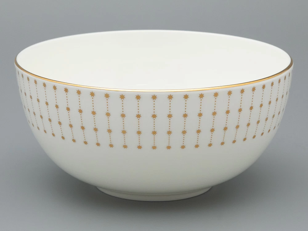 Салатник 195 мм форма Восточная рисунок Азур золотой, артикул 80.49794.00.1