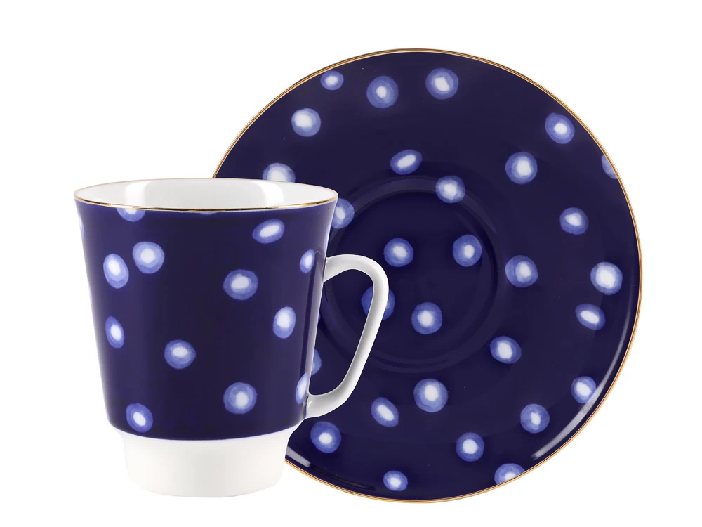 Чашка с блюдцем 165 мл форма Майская рисунок Pulse, арт.81.27366.00.1