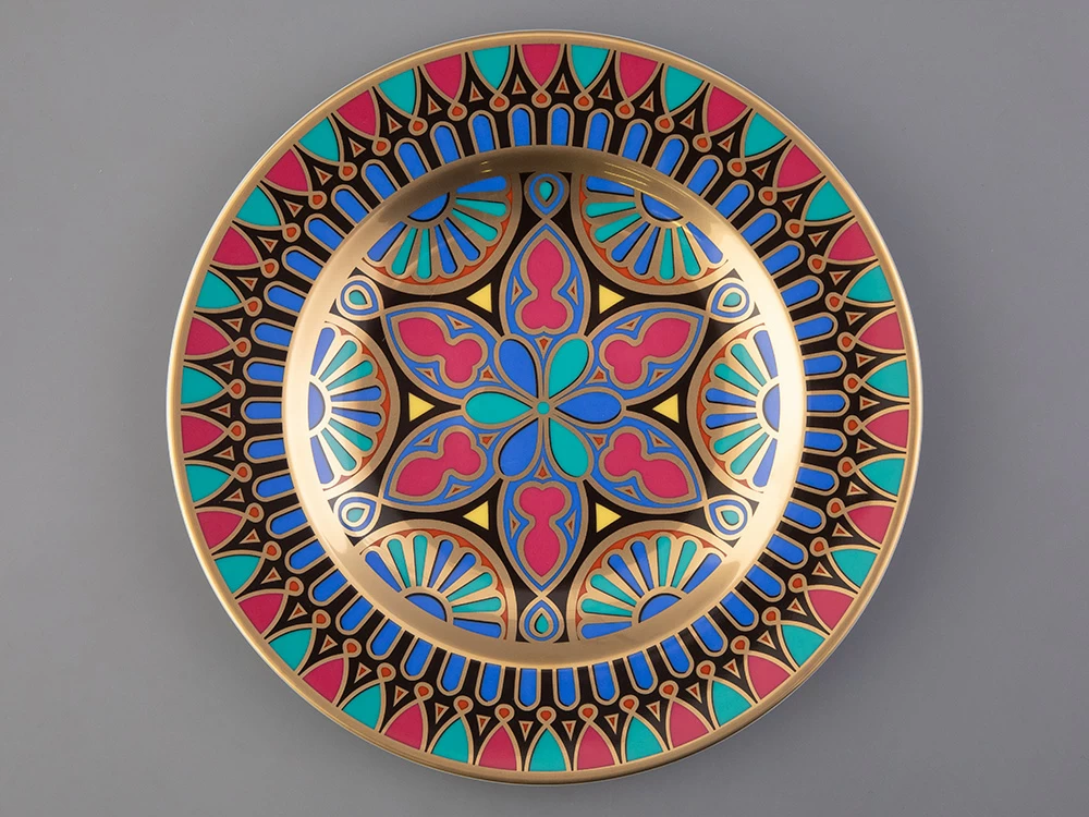 Тарелка декоративная 270 мм Европейская, в подарочной упаковке, рисунок Готическая 4 арт. 81.25626.00.1