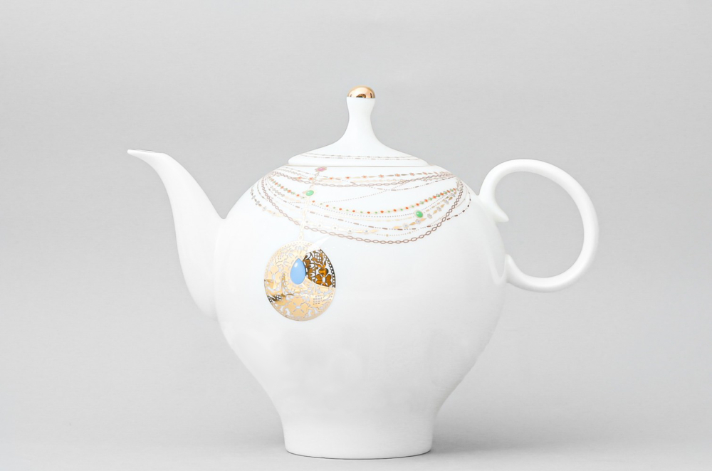 Чайник заварочный Яблочко Золотой медальон 660 мл арт. 80.65391.00.1