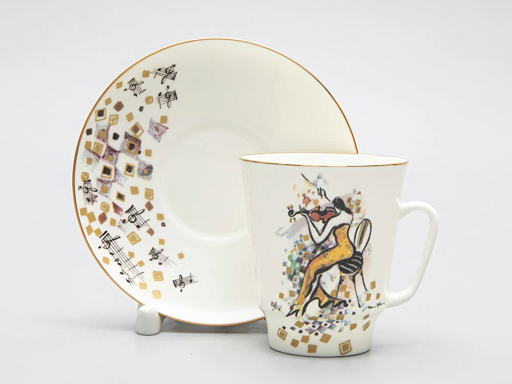 Трехпредметный комплект форма Майская рисунок 'Семь нот от Миши Ленна' Соль 165 мл арт. 81.30090.00.1