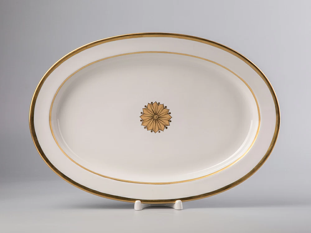 Блюдо овальное Молодежная Коттеджный 350 мм арт. 80.52454.00.1