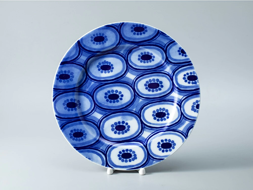 Тарелка мелкая 270 форма Европейская - 2 рисунок Реки России. Амур, арт. 80.35355.00.1