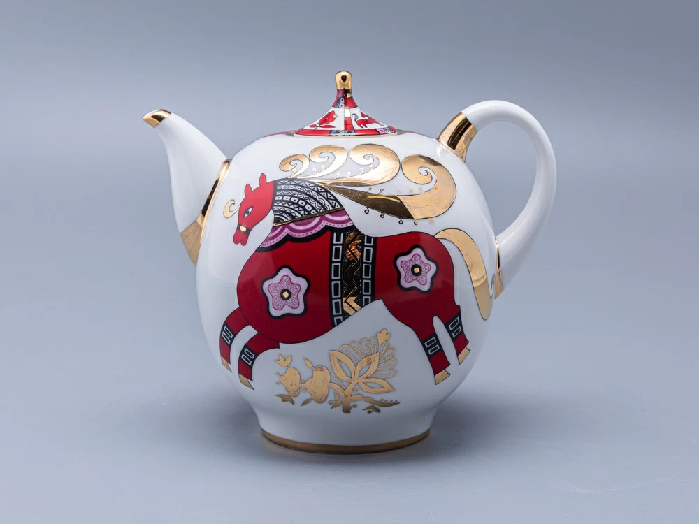 Чайник доливной Новгородский Красный конь 2450 мл арт. 80.00765.00.1