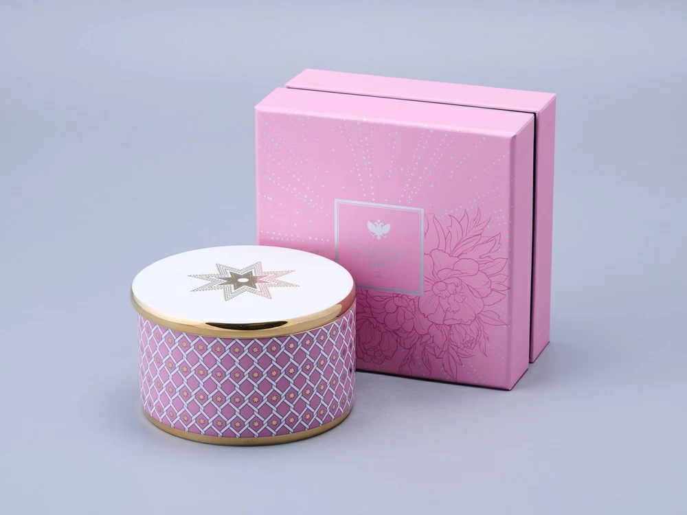 Шкатулка Идиллия рисунок Астра 2, в подарочной упаковке, арт 81.32376.00.1