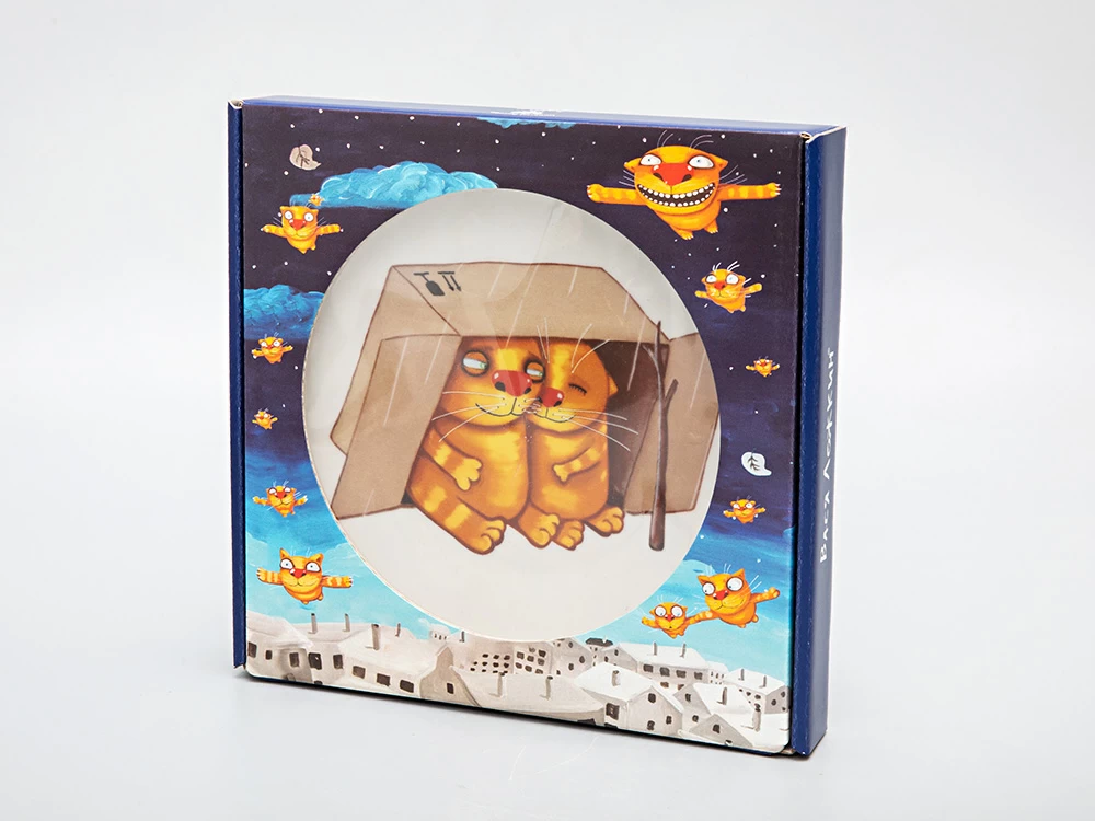 Подарочный набор дек. тарелка Эллипс Вася Ложкин. Рай в шалаше, арт. 81.29339.00.1