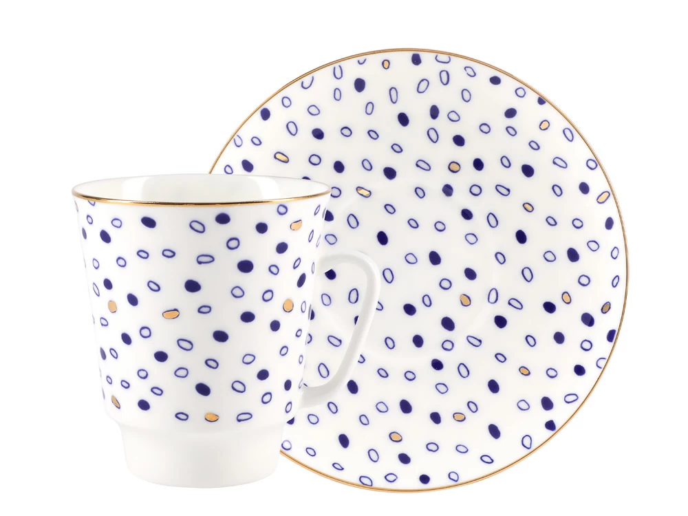 Чашка с блюдцем 165 мл форма Майская рисунок Glare, арт. 81.27365.00.1