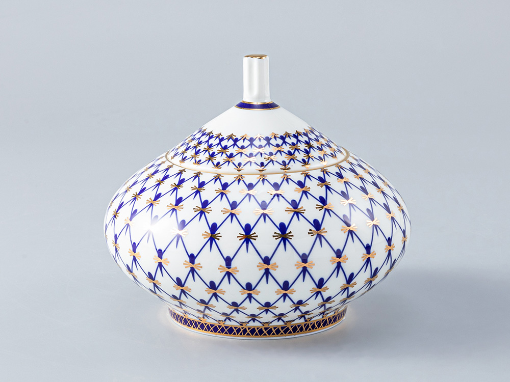 Сахарница Купольная 'Кобальтовая сетка' 300 мл арт.  80.72837.00.1