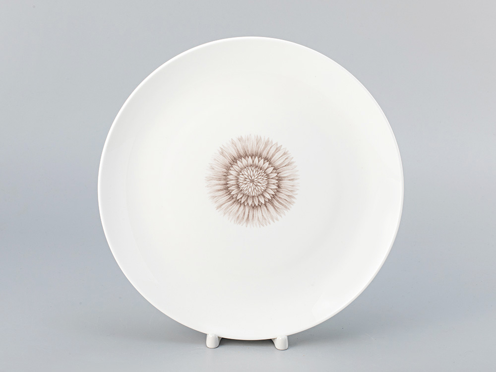 Тарелка 250 мм, форма Восточная, рисунок Aloha Bungalow (Алоха Бунгало), арт. 80.40069.00.1